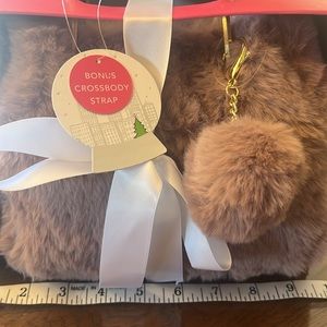 Isaac Mizrahi fuzzy purse NWT